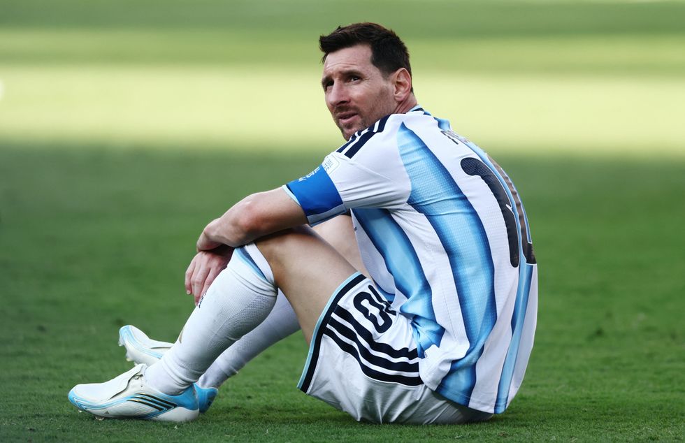 Messi wrote: 'The pain is so great and it's going to be hard for me to close this wound' | Source: REUTERS