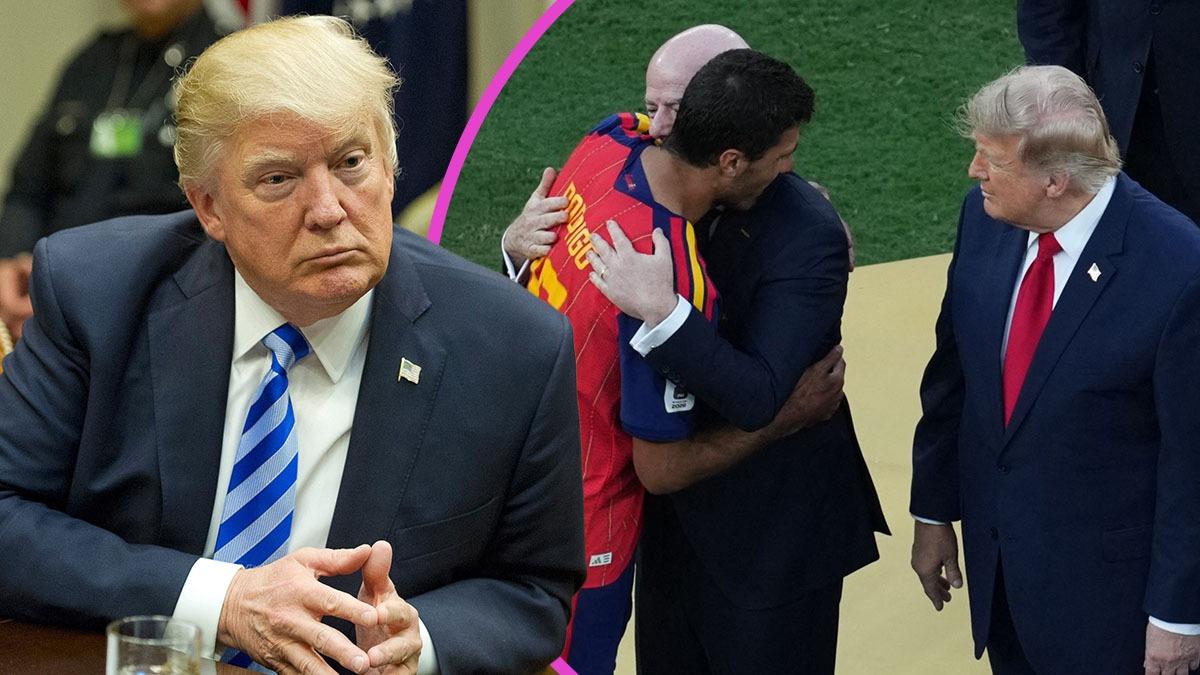 Soccer Star Cristian Romero Snubs Donald Trump's Handshake During World Cup Final Presentation
