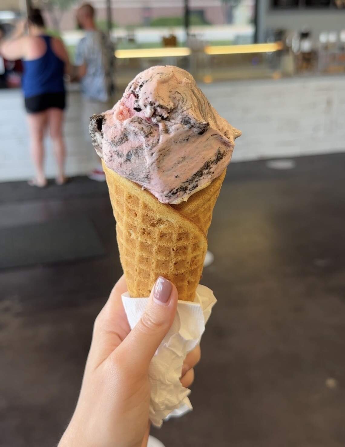 The Ladybug Crunch ice cream from Sylas & Maddy’s in Olathe.