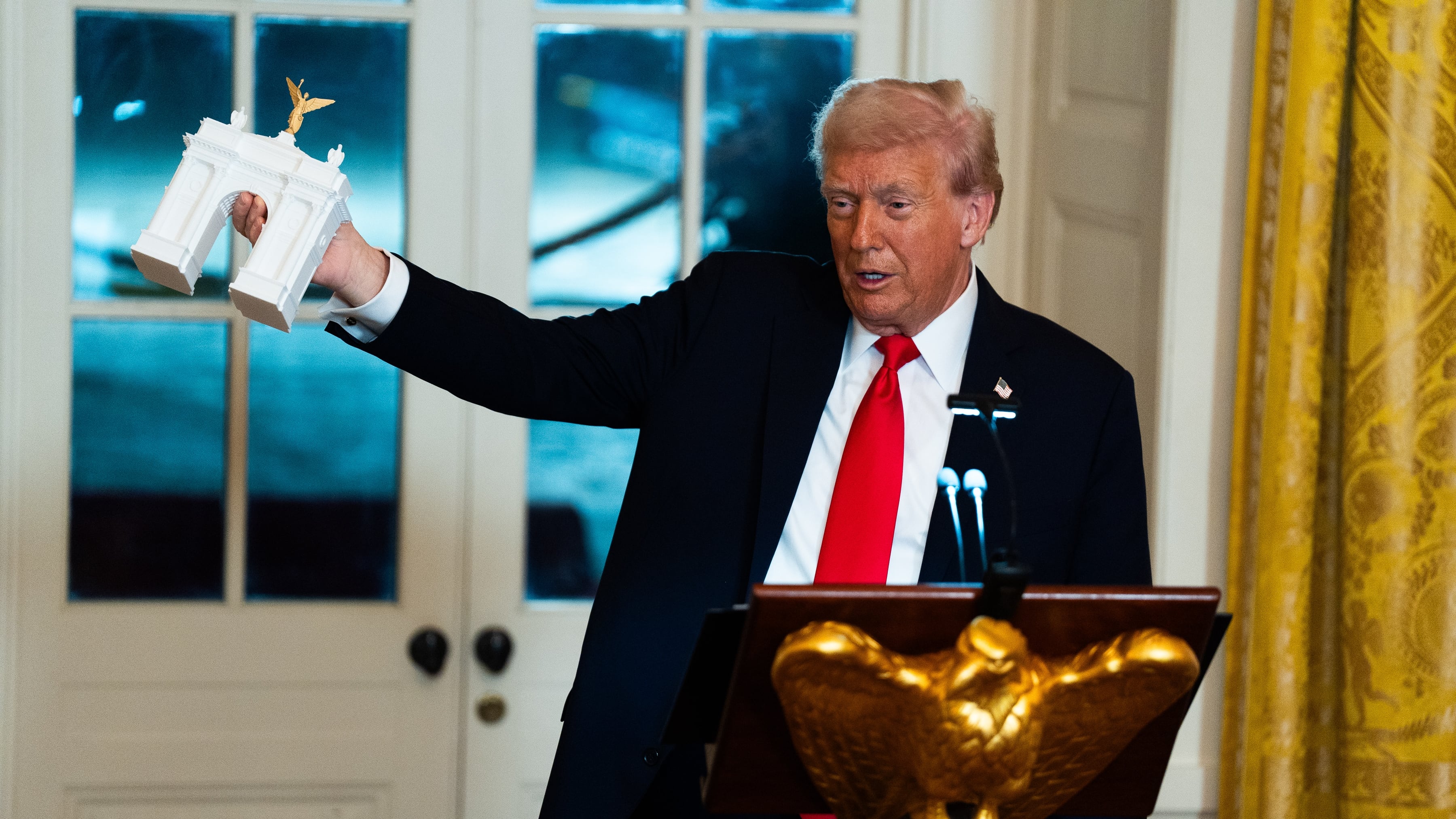 Controversial Move Planned to Fast-Track Trump's Triumphal Arch