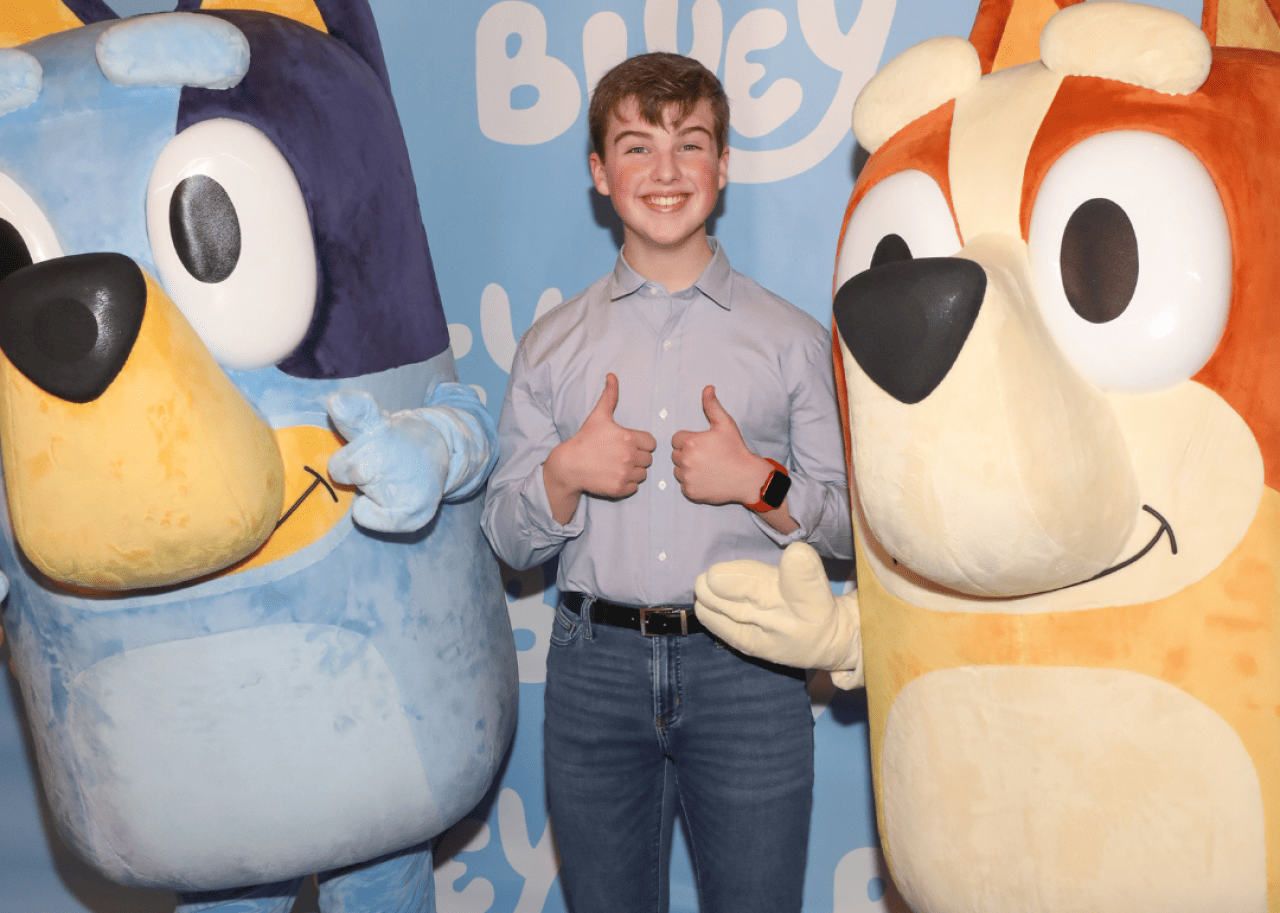 Iain Armitage attends the premiere of