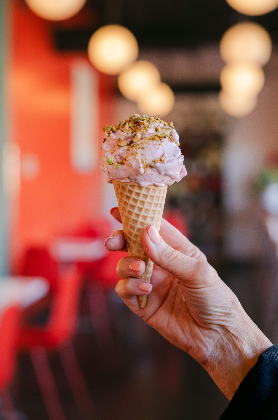 Fairway Creamery’s Persian Rose Pistachio ice cream won “Flavor of the Year” for the Midwest.