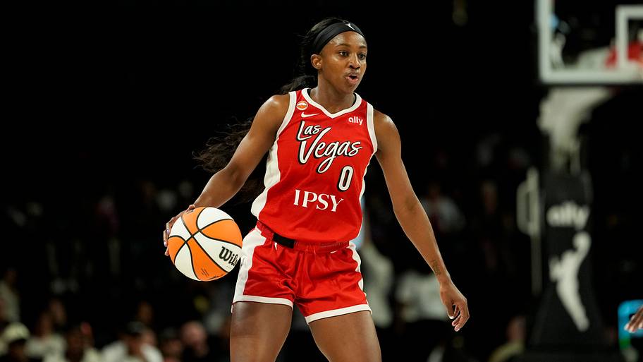 Las Vegas Aces guard Jackie Young