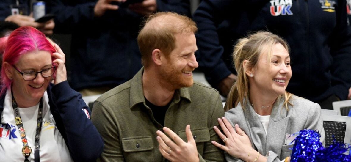 Prince Harry lighthearted moment at the Invictus Games