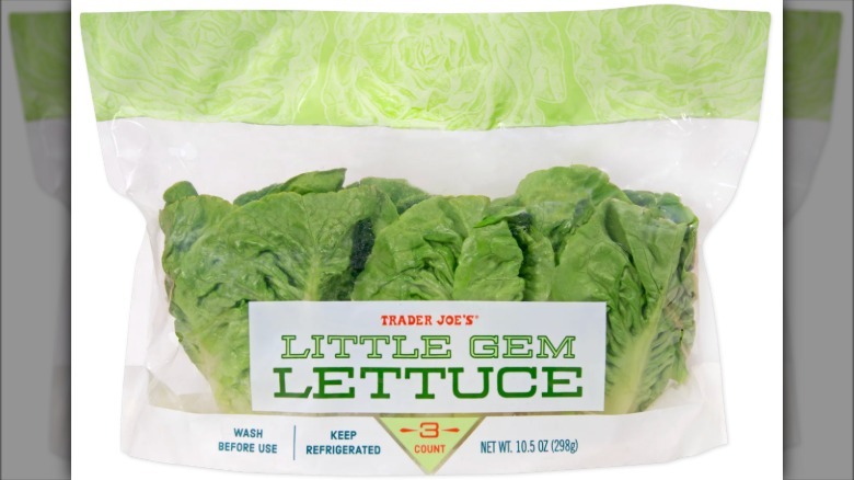 Little Gem lettuce in a bag