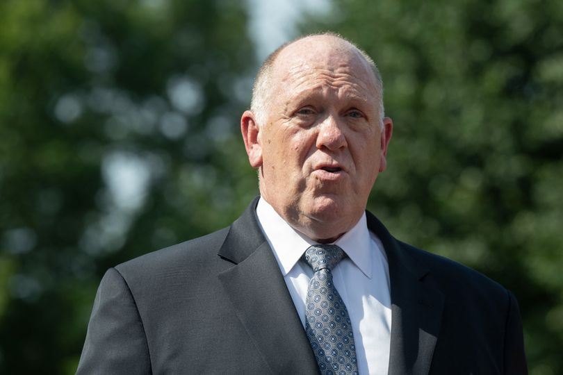 Homan spoke to reporters outside the White House on Monday, where he complained about having to have his security detail at mundane places, like the grocery store, because of heckling.