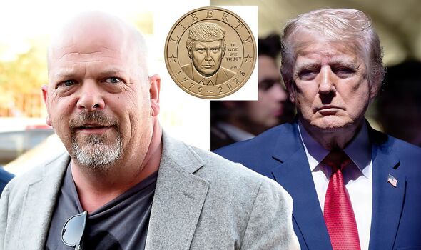 trump, rick harrison, coin