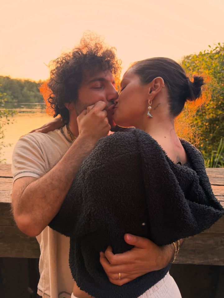 Selena Gomez Shares a Close-Up Look at Her Taylor Swift Wedding Week Glam in PDA-Filled Pic With Benny Blanco