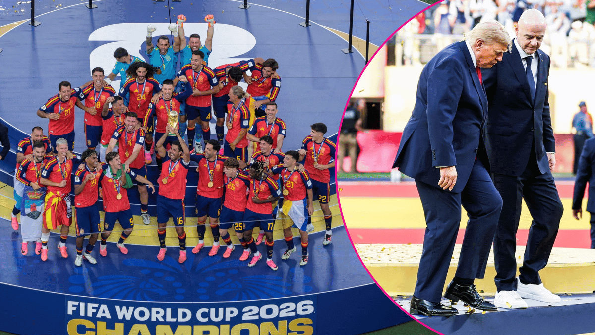 Spain and FIFA Edit Donald Trump Out of World Cup Victory Photos After POTUS Lingered at Team's Celebration