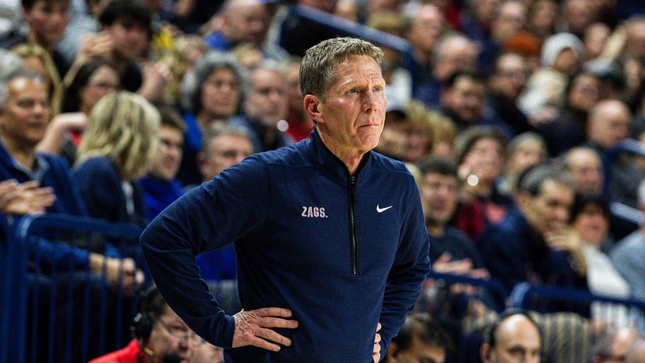 Gonzaga Bulldogs men's basketball coach Mark Few.