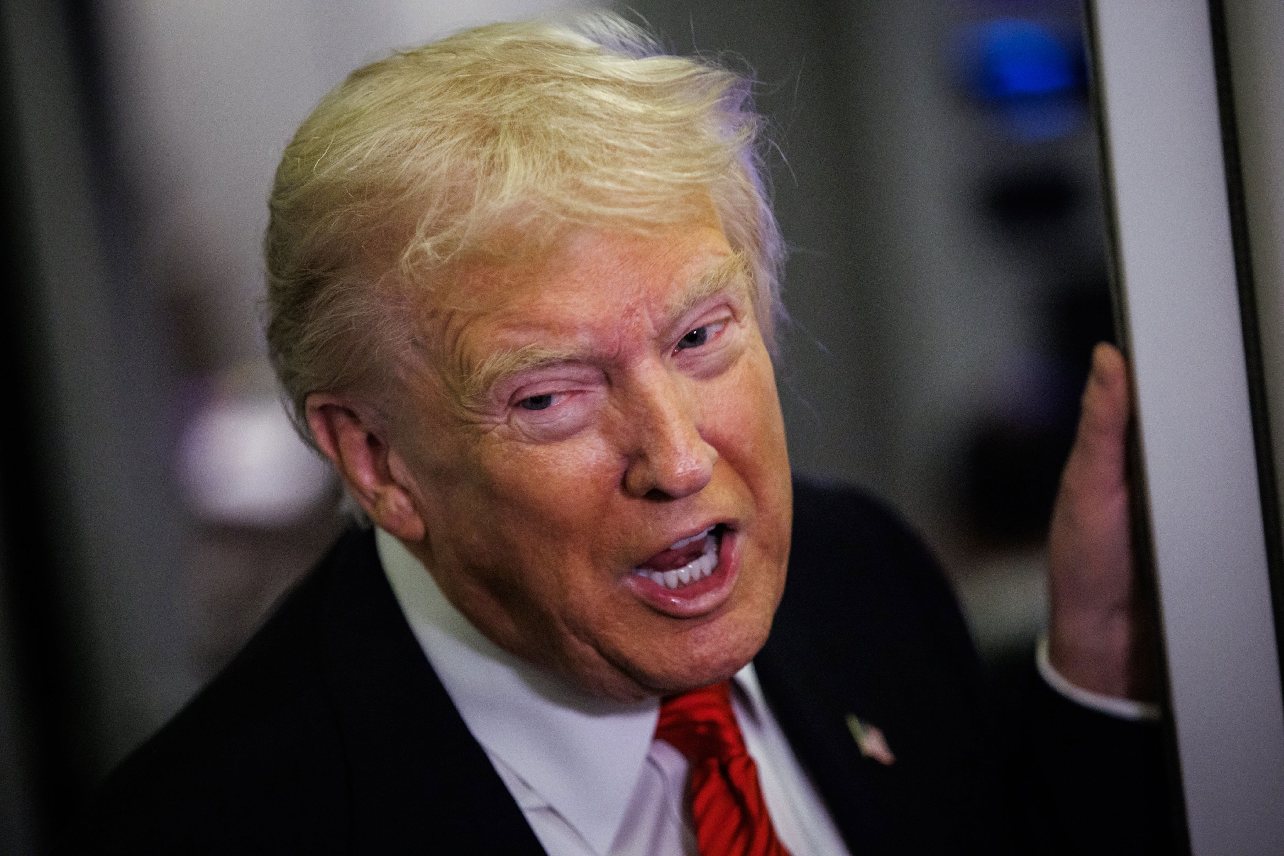Trump has been friendly with the Ellisons. / Samuel Corum/Getty Images