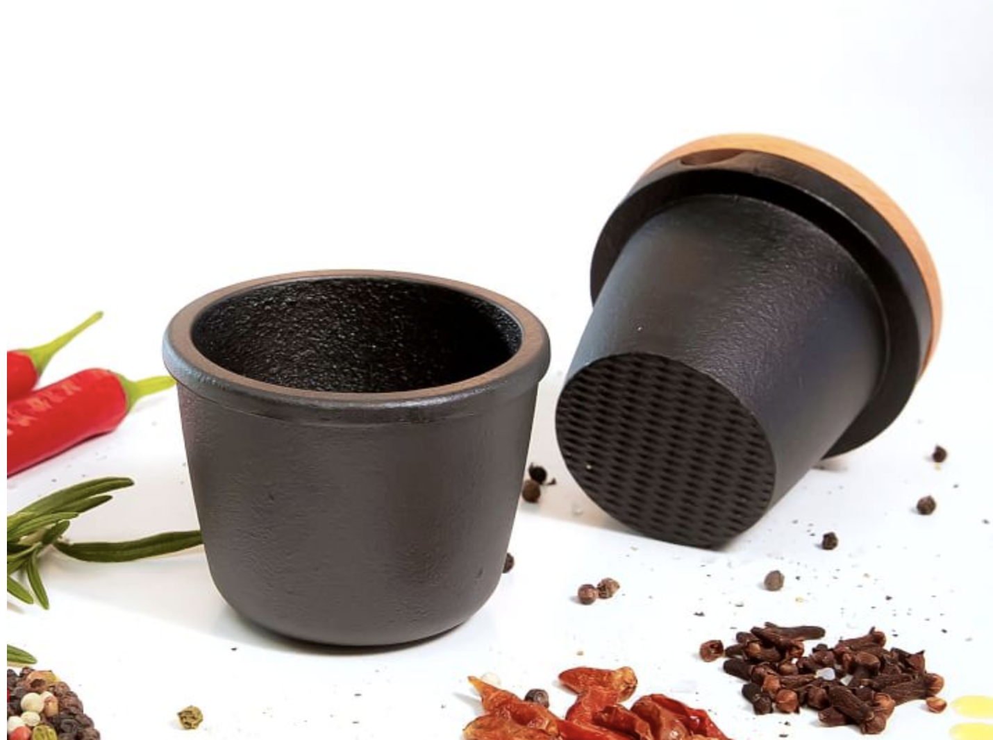 cast iron spice grinder