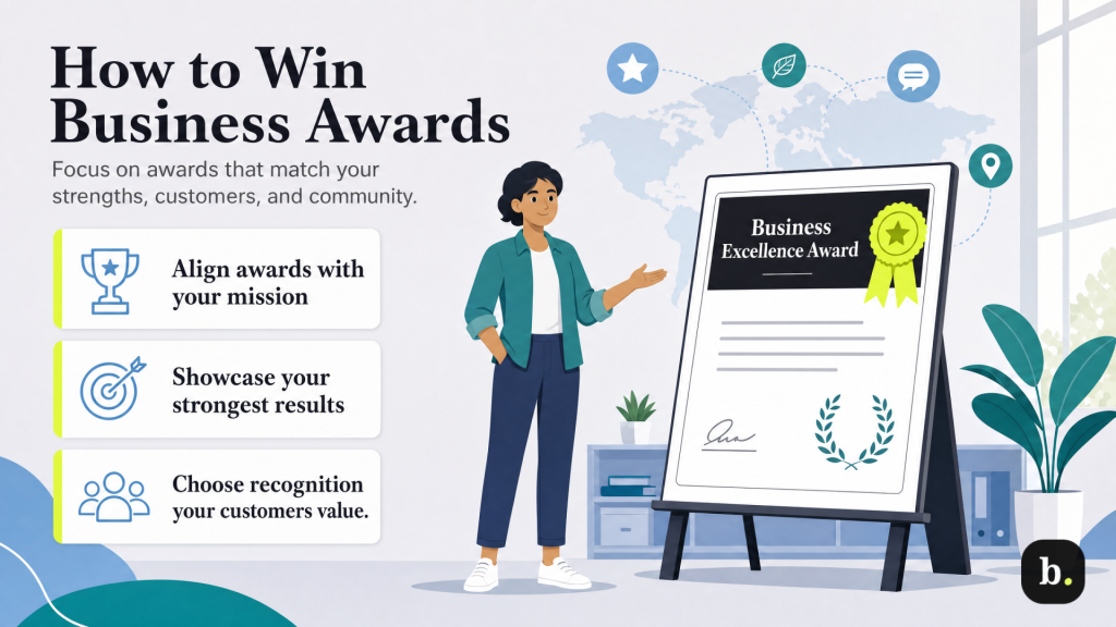 how to win awards for your business