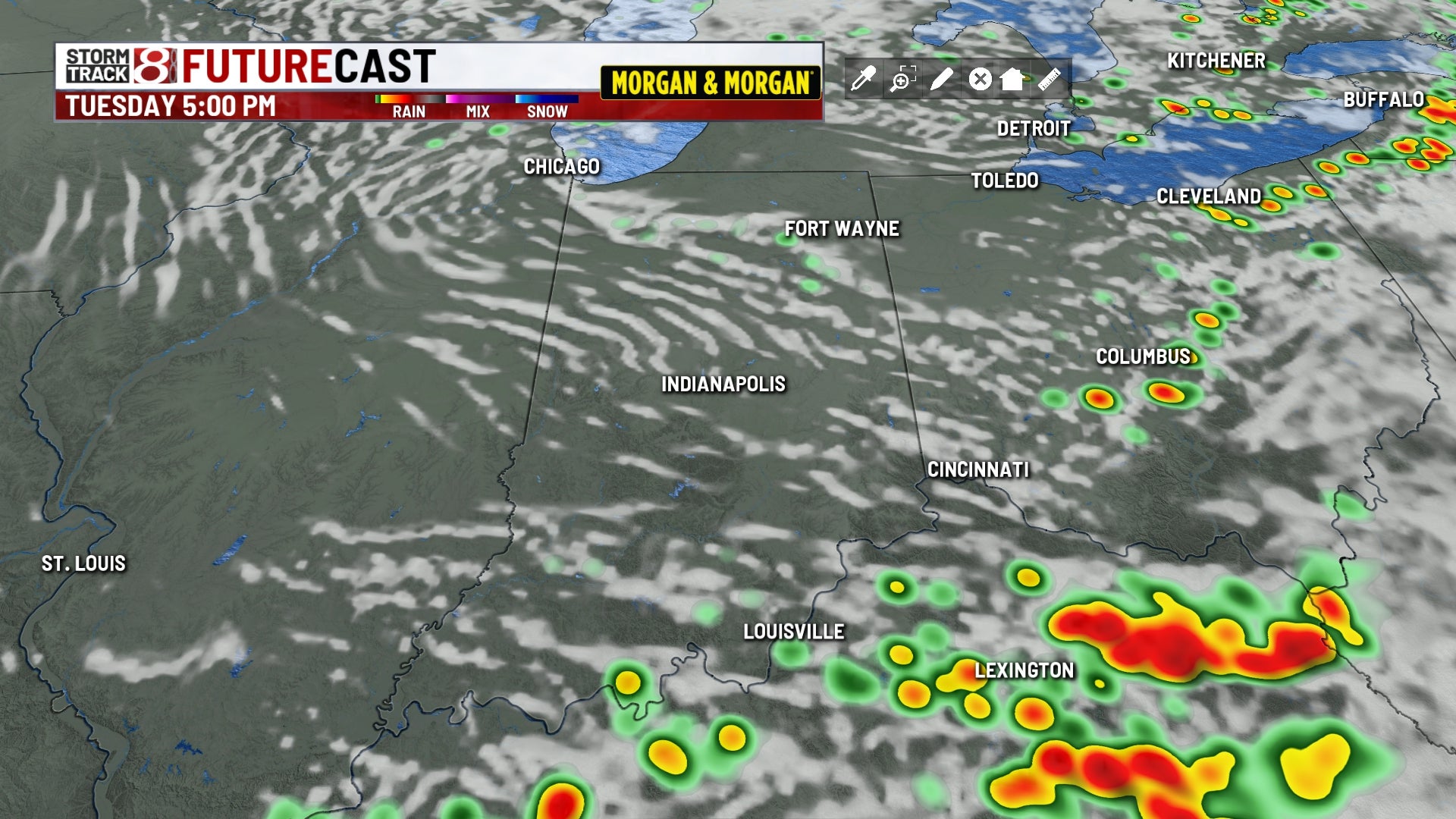Strong storms possible late tonight & Tuesday AM, early taste of September to end the week