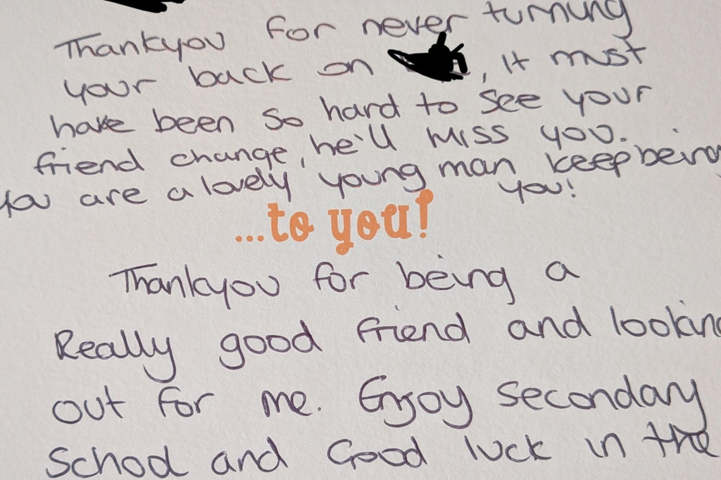 Mom Writes Card for Son’s 6th Grade Friend, Not Prepared for What It Says