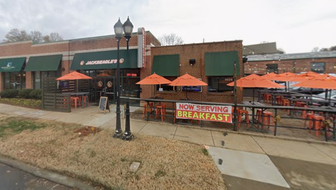 The JackBeagle’s restaurant at 1404 W Morehead Street in Charlotte has permanently closed.