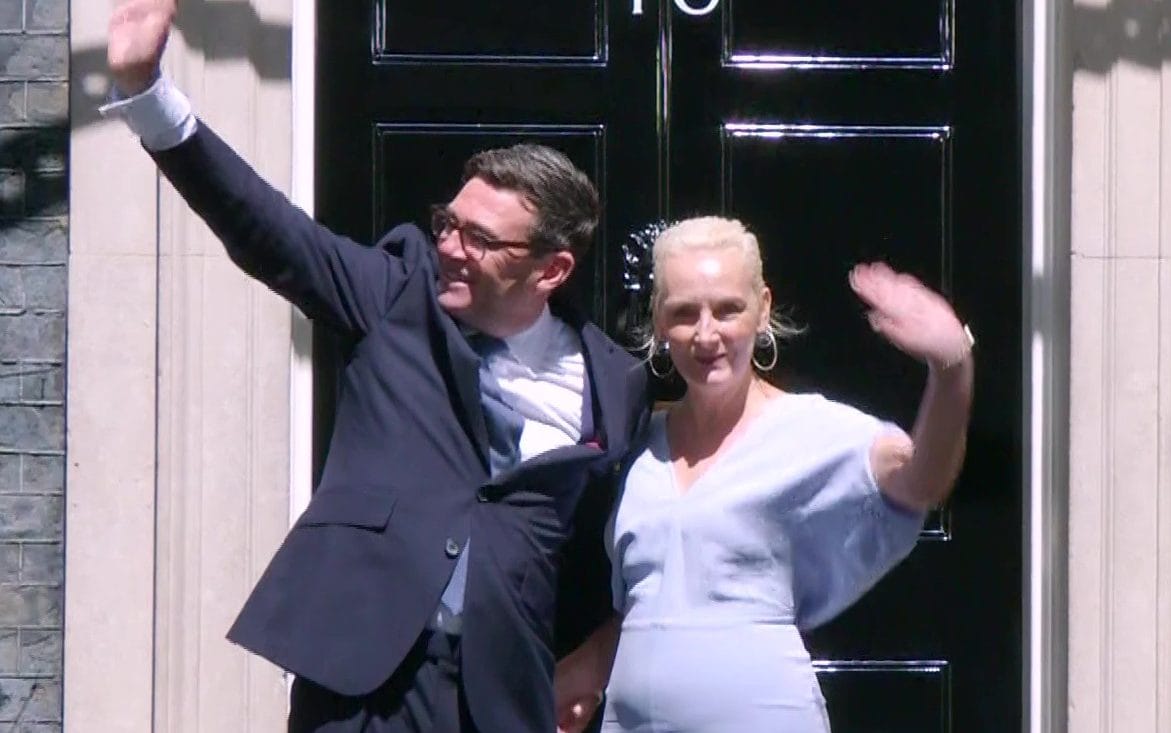 Burnham and his wife