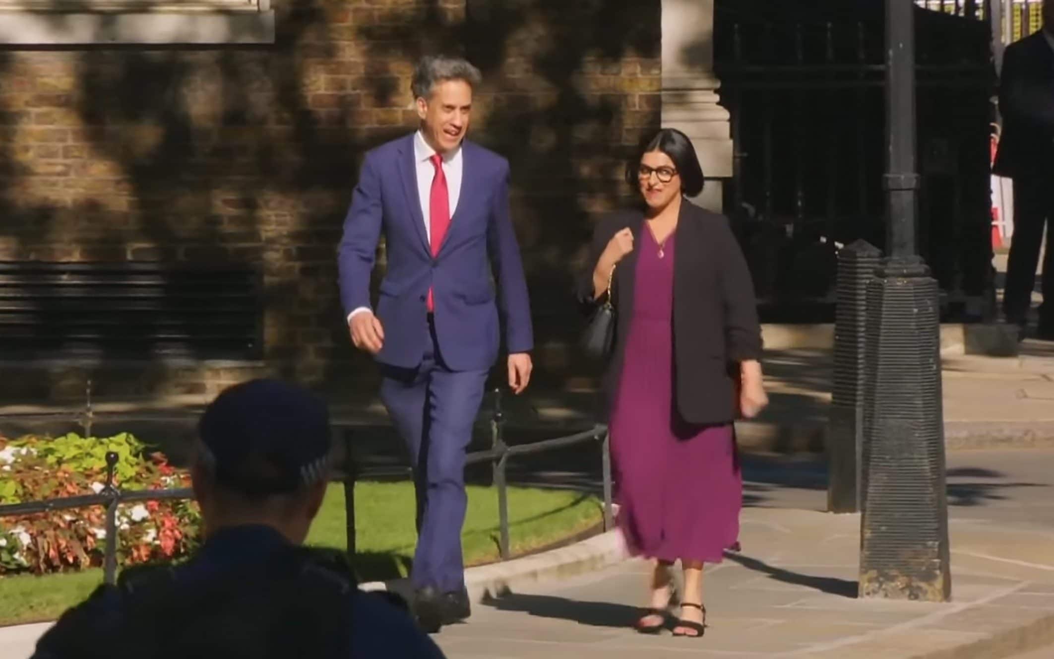 Ed Miliband and Shabana Mahmood have both entered No 10