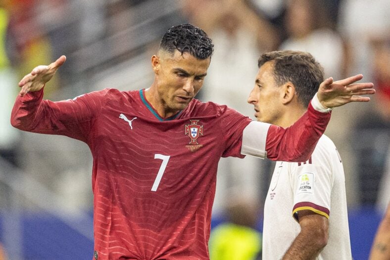 Cristiano Ronaldo at The FIFA World Cup 2026 (Portugal Vs Spain) In Dallas, USA
