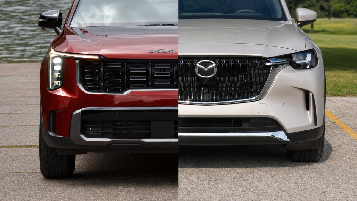Mazda CX-90 vs. Kia Sorento: Which one has more cargo space?