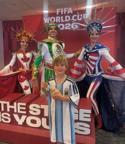 Jenna Bush Hager's son Hal at World Cup Final 2026 on July 19