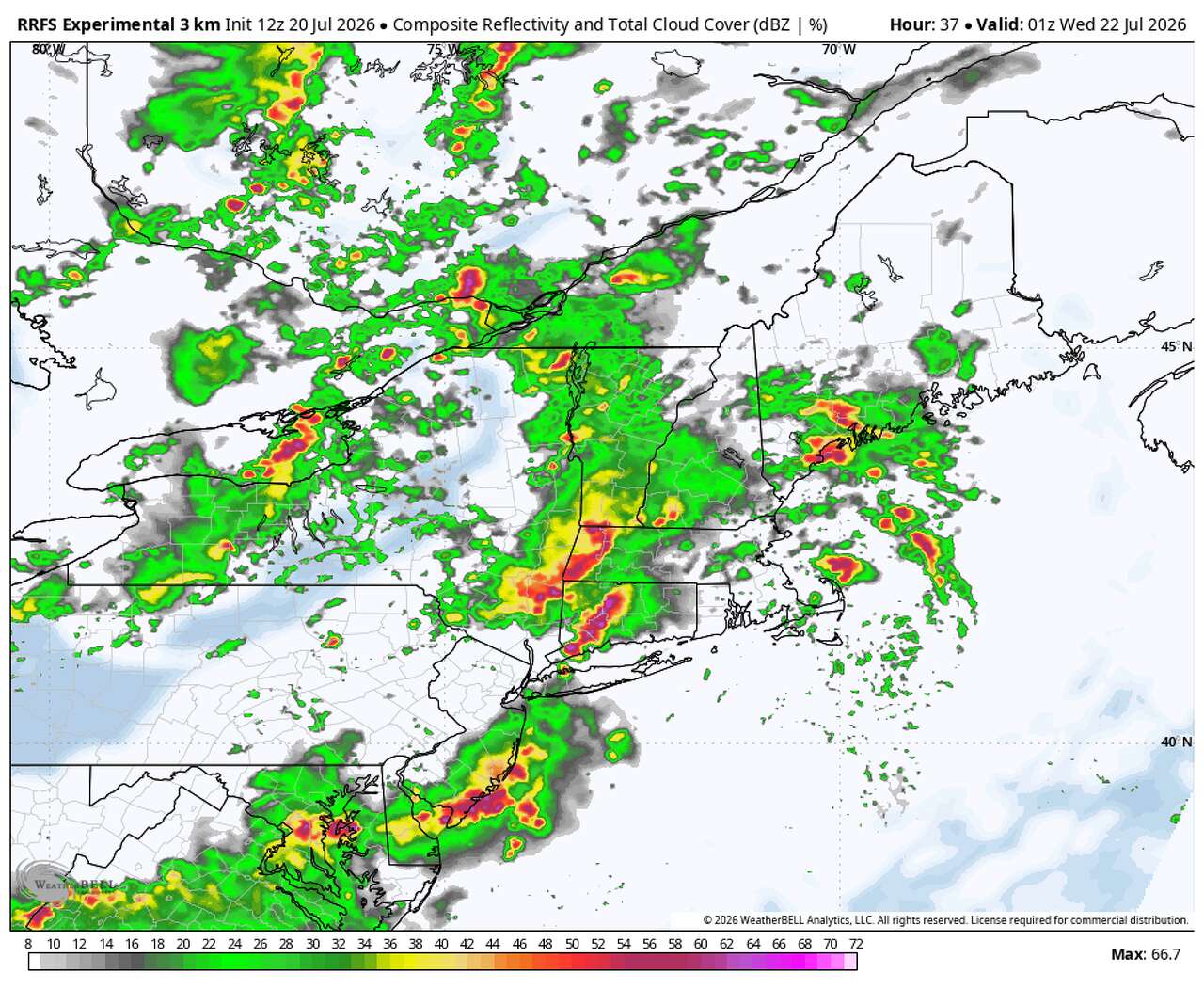 Severe thunderstorms may bring heavy rain, strong winds to Connecticut Tuesday. Here's the timeline