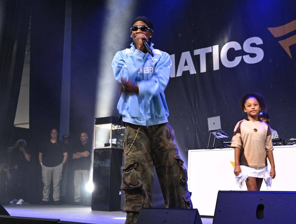 Travis took the stage with his daughter Stormi at Fanatics Fest, which HELLO! exclusively attended