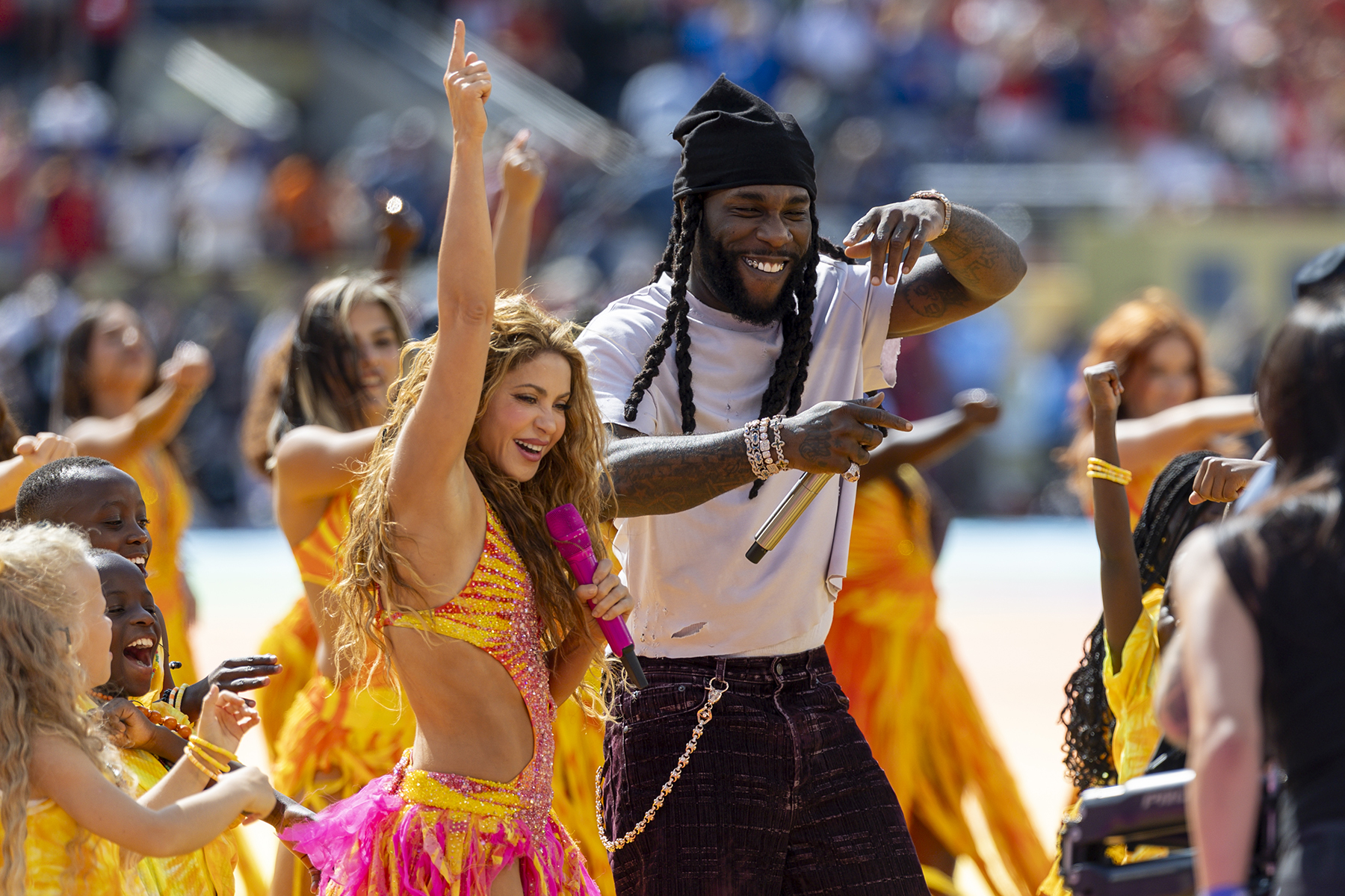 Shakira brings Tyla, Ed Sheeran & Burna Boy to Barclays Center