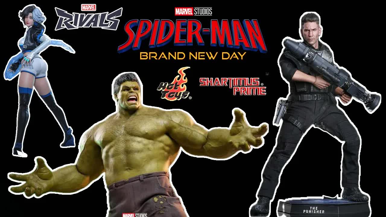 New Marvel Hot Toys Hulk Punisher Spider-Man Brand New Day Luna Snow ...