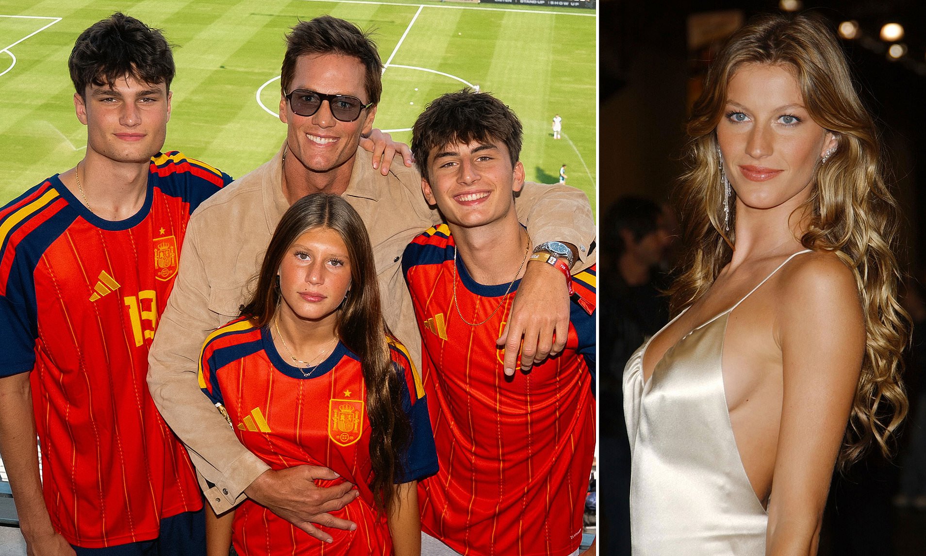 Tom Brady's teen daughter is spitting image of his ex Gisele Bundchen in World Cup family photo