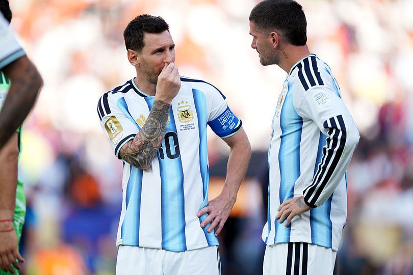 Lionel Messi and Rodrigo de Paul both play their club football for Inter Miami in the MLS