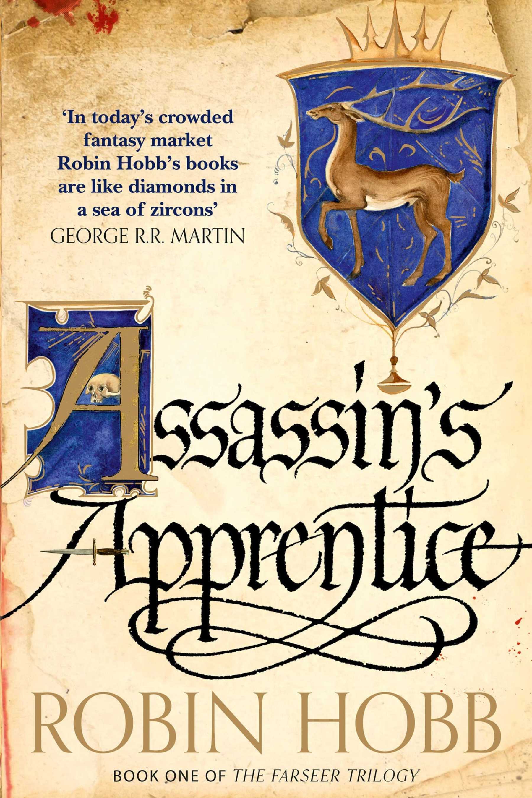 The cover of Assassin's Apprentice by Robin Hobb