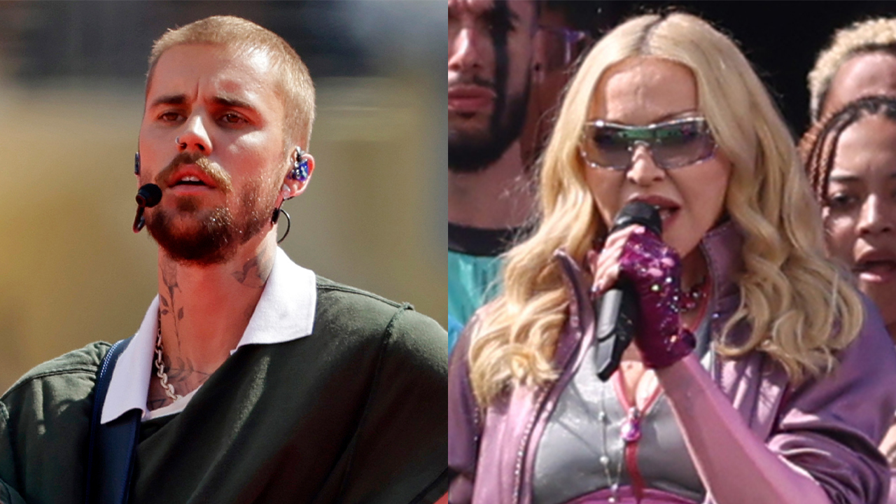 What happened with Justin Bieber & Madonna at the World Cup finals?