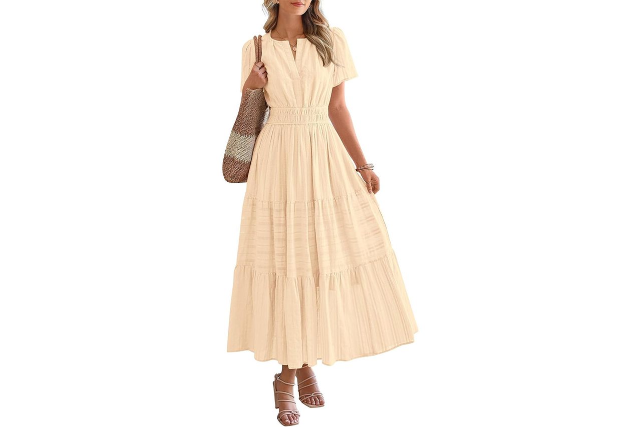 BTFBM Womens Summer 2026 Casual Midi Maxi Dresses
