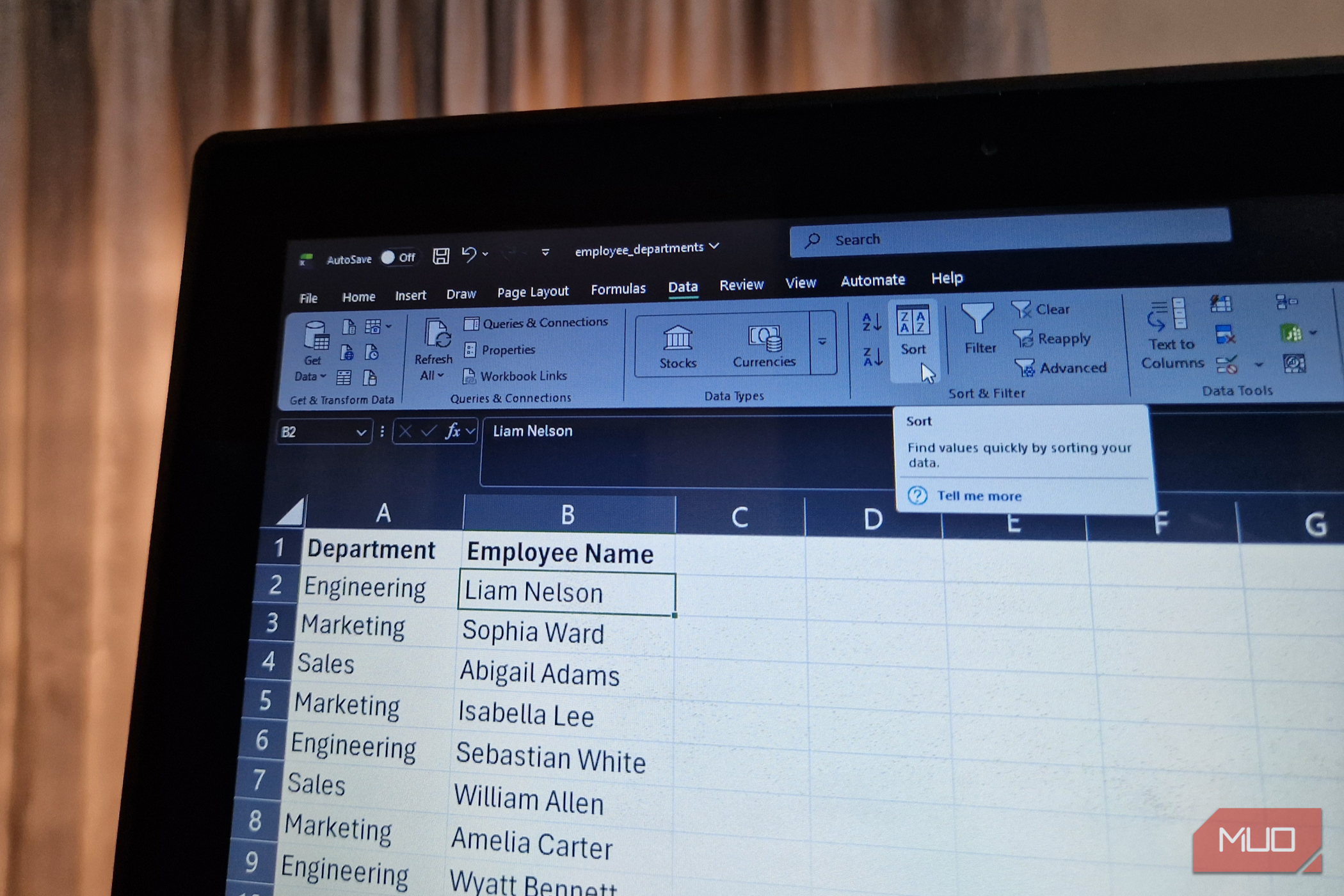 I didn't realize Excel could sort by multiple columns this easily — now I use it constantly