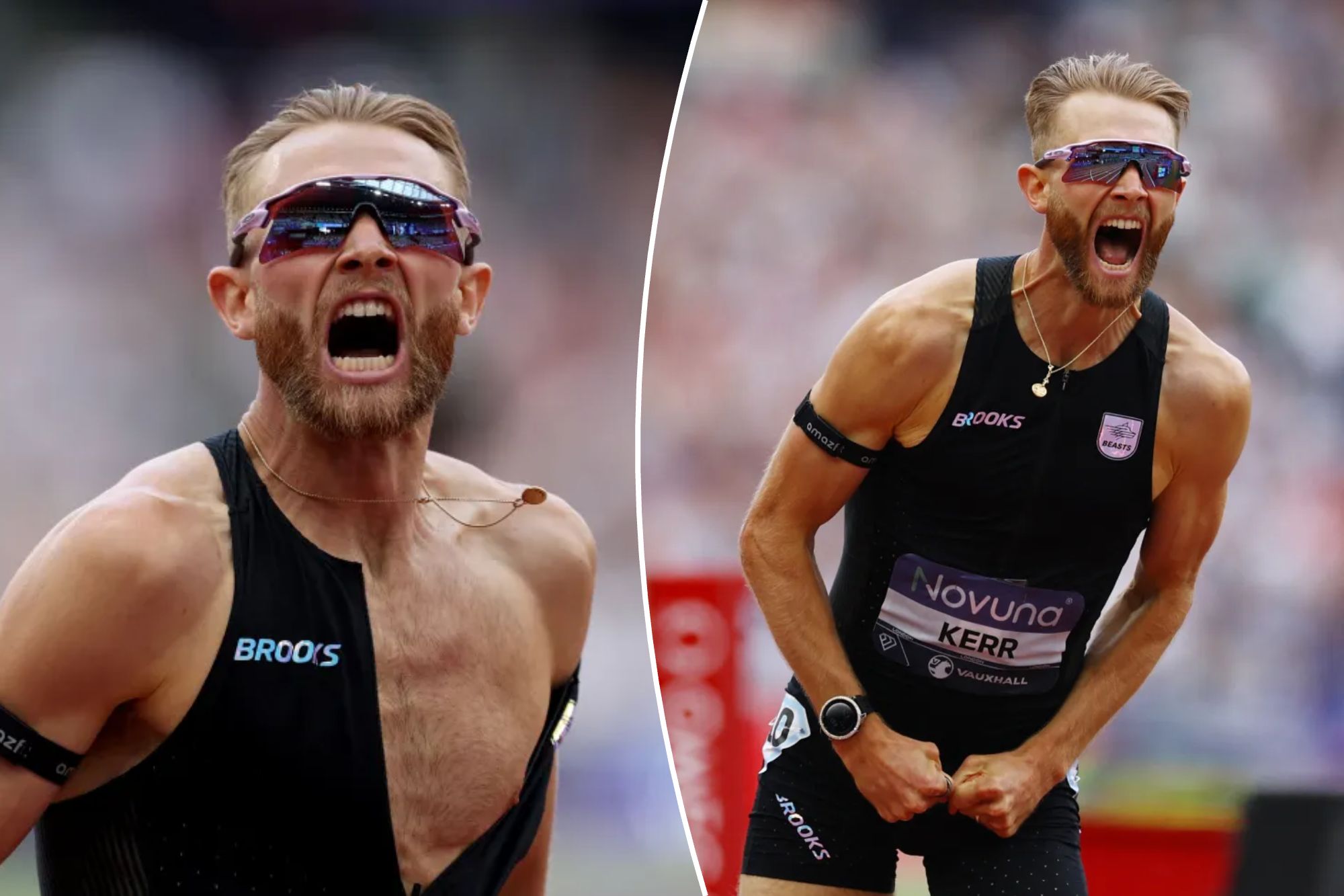 Runner who smashed 27-year record for fastest mile celebrated with his first beer in months