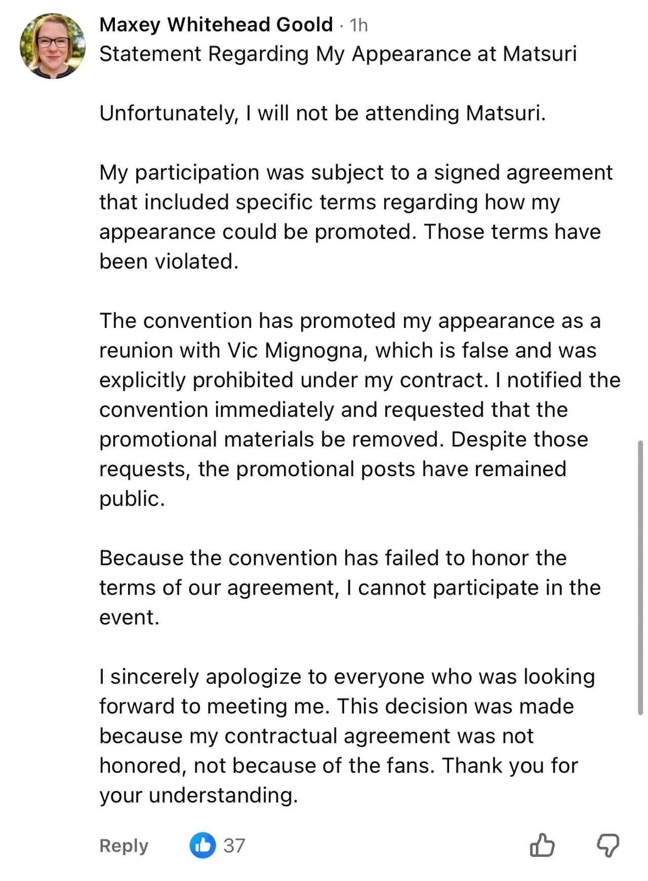 'Fullmetal Alchemist' actress exits Houston anime convention over contract dispute
