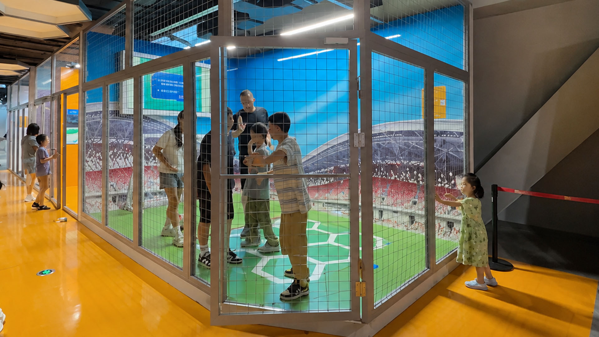 Interactive Stadium Simulation Exhibition Debuts in China