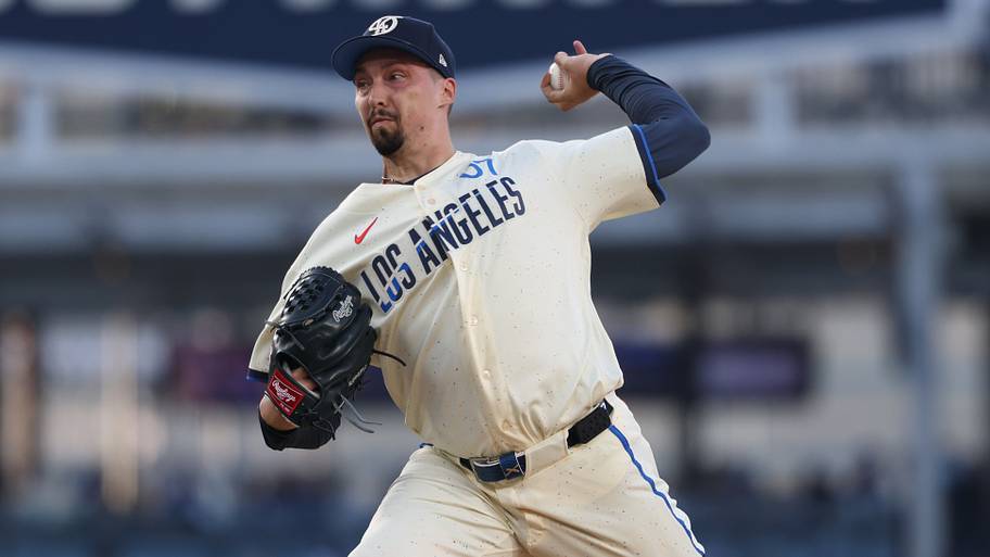 Los Angeles Dodgers pitcher Blake Snell
