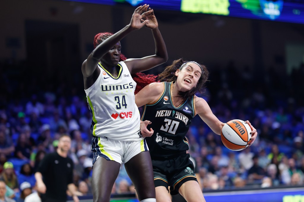 Sabrina Ionescu dominates in overtime as Liberty escape with win over Wings to snap four-game skid