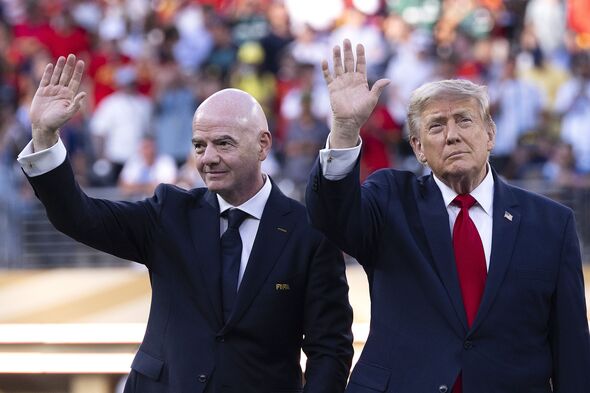 Donald Trump attended the World cup final