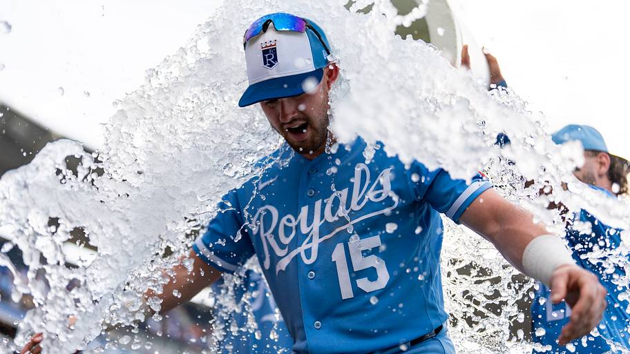 Kansas City Royals center fielder Lane Thomas
