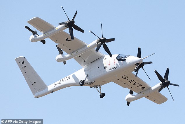 Jobs boost: British electric taxi firm Vertical Aerospace has agreed to a £10m package of government support