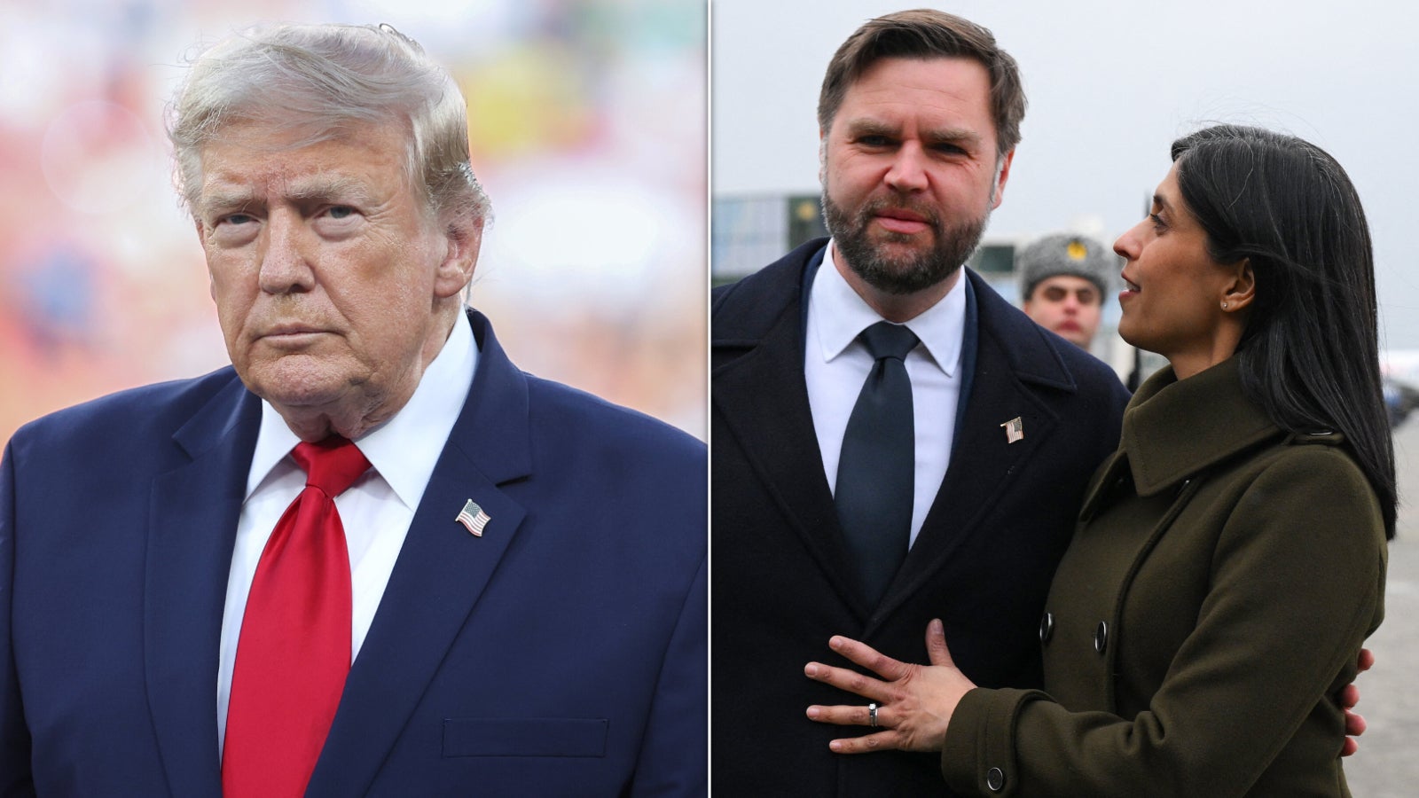 Trump shared a photo of JD and Usha Vance's new baby before they did