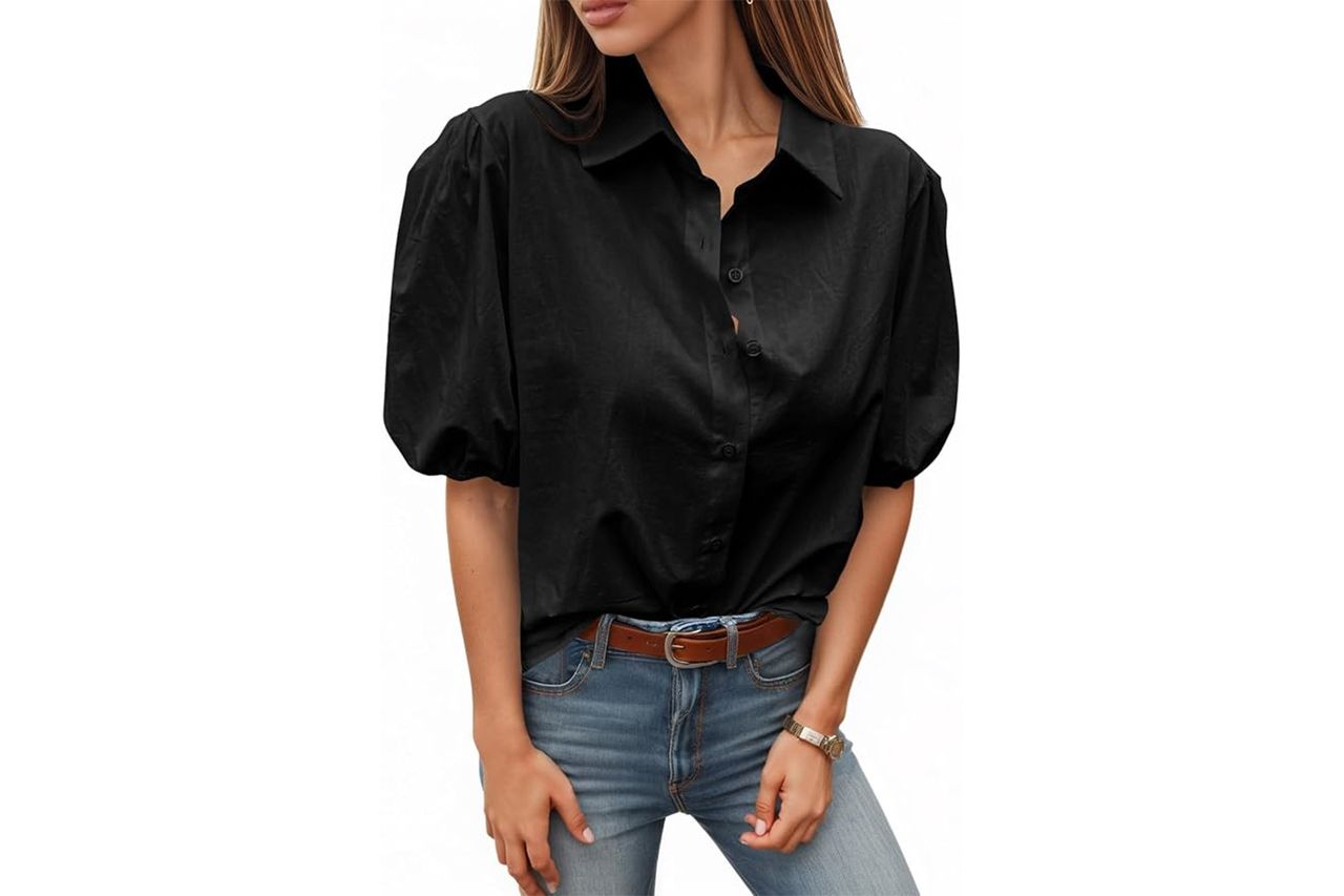 Tankaneo Women's Button Down Shirts