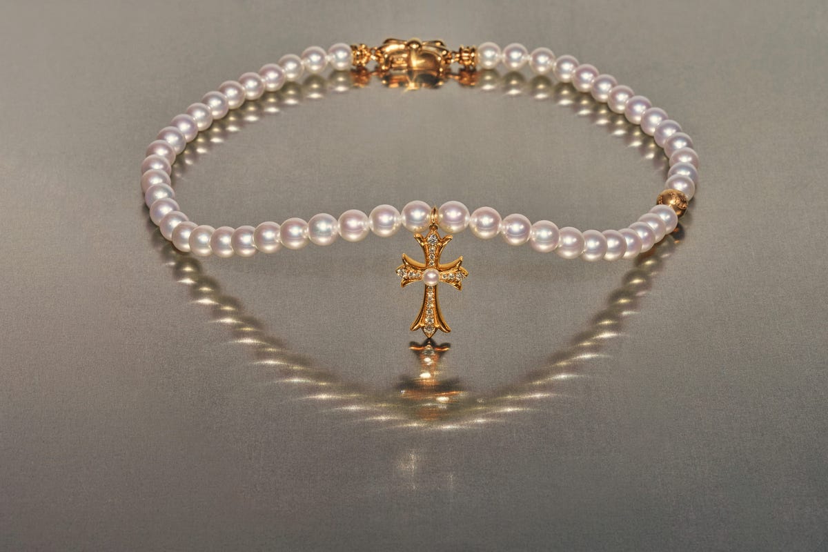 Mikimoto and Chrome Hearts Make Pearls Rebellious—Again