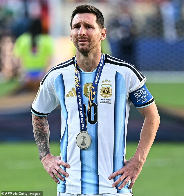 Messi was left once again with a silver medal around his neck after a 1-0 defeat