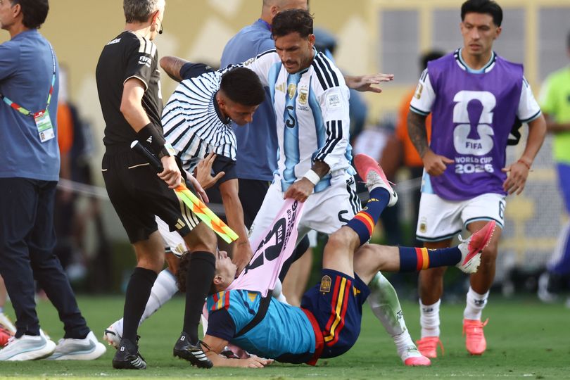 Argentina players have been slammed for their behaviour after the final whistle