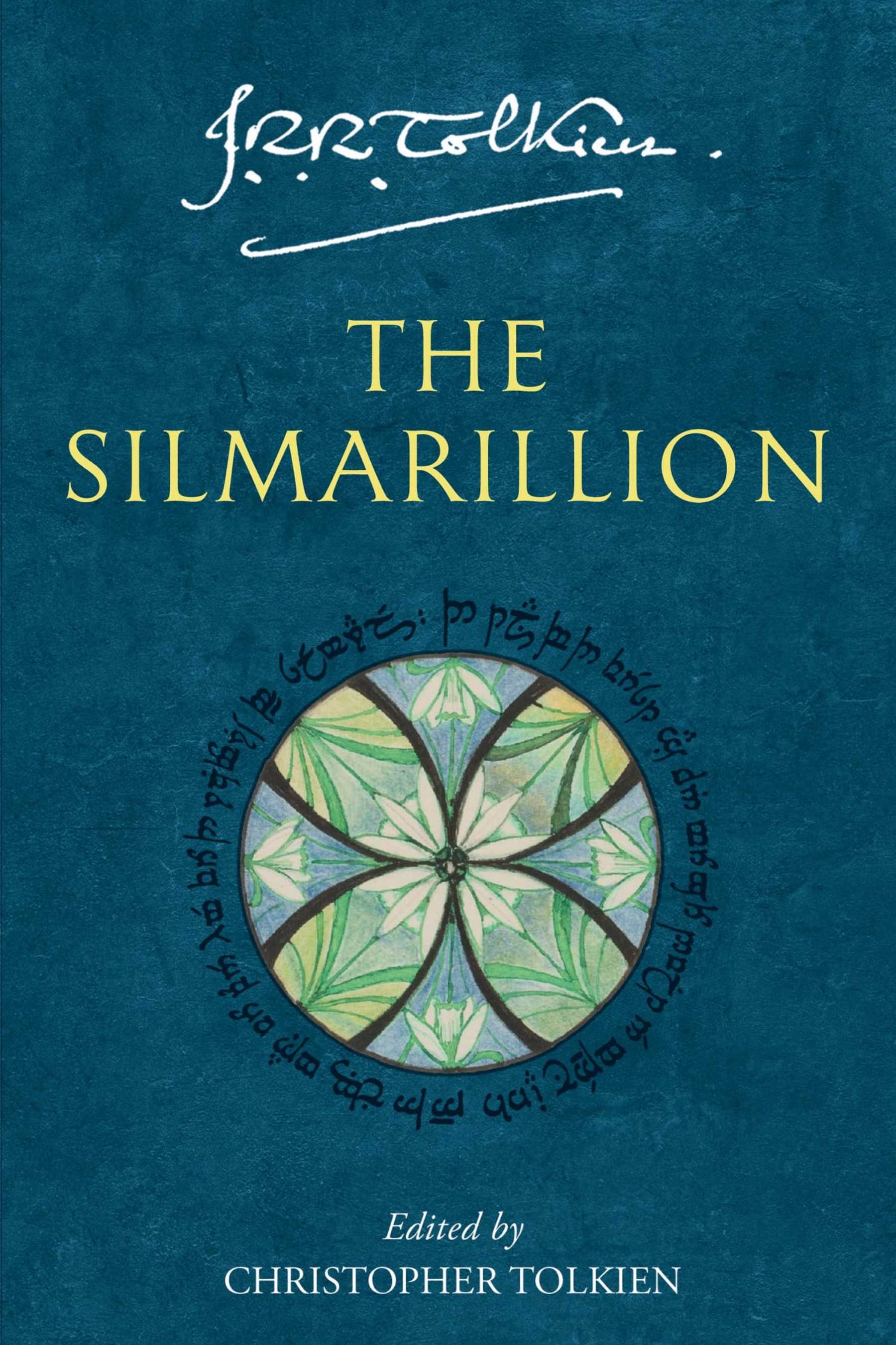 The cover of The Silmarillion by J.R.R. Tolkien