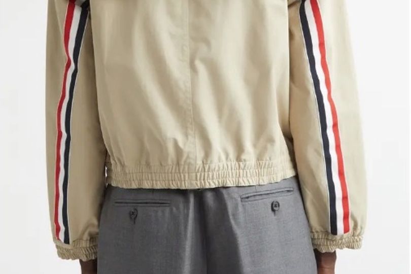 Backside of the jacket Melania wore at the 2026 World cup